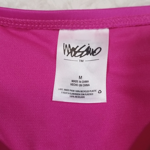 Mossimo bottom thongs Swim mix & match Fuchsia.  M - Picture 5 of 7